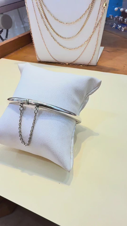 Esclava Plata con Cadena